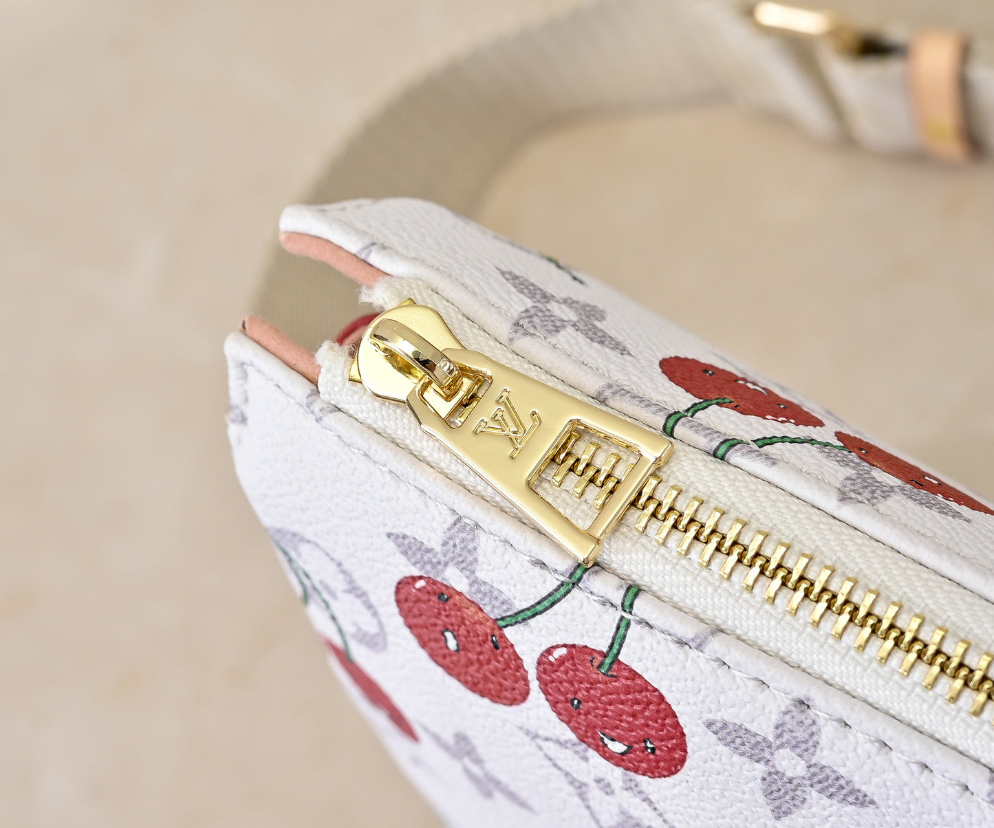LV x TM Cherry Coussin Purse