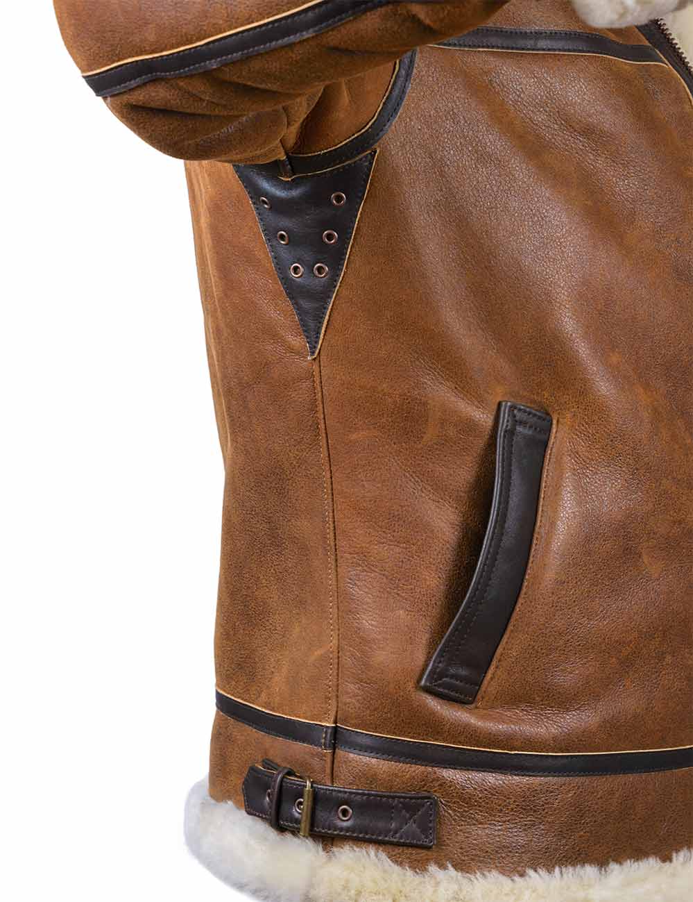 Aron™ | Bomber Jacket with Faux Fur Hood