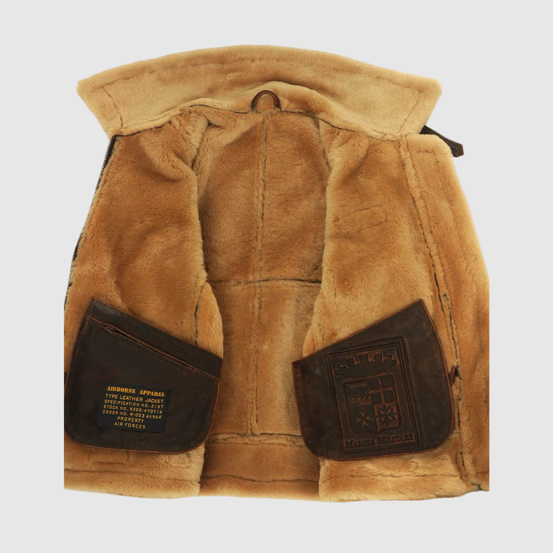 Maverick™ | Classic Aviator Jacket in Genuine Leather