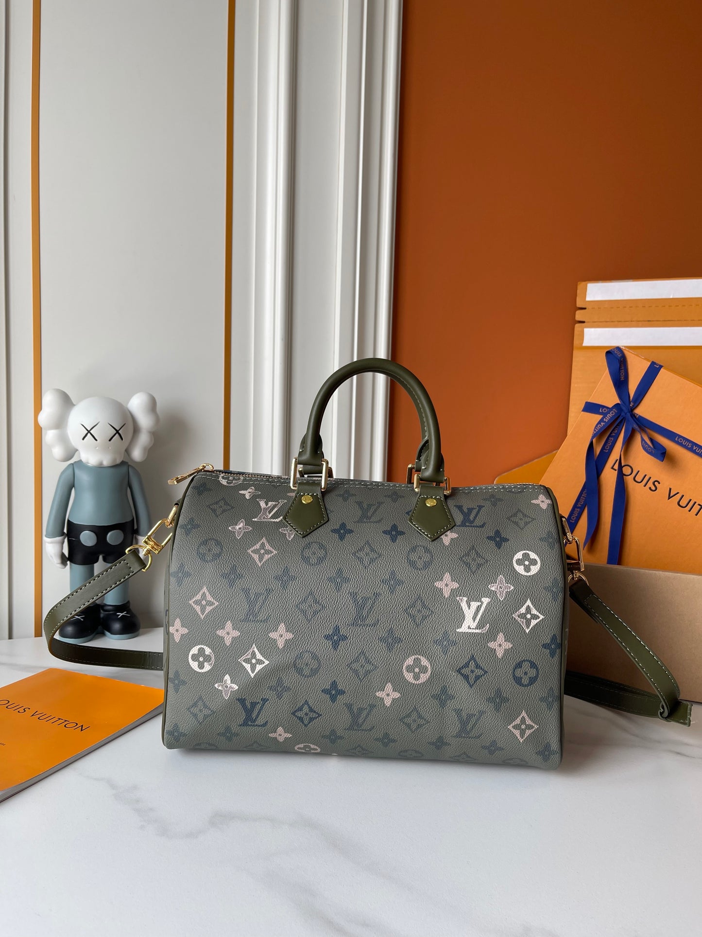 Olive Monogram Satchel Bag