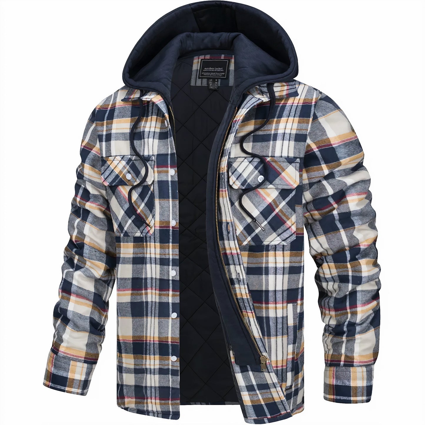Calixte™ – Zip-Up Plaid Jacket