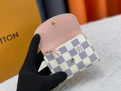 Reverse Monogram Coin Purse