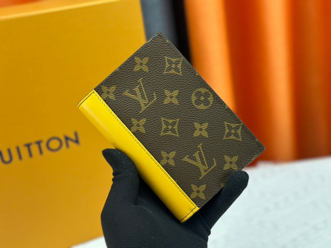 Monogram Passport Cover Colored