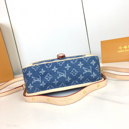 Diane Monogram Denim Bag