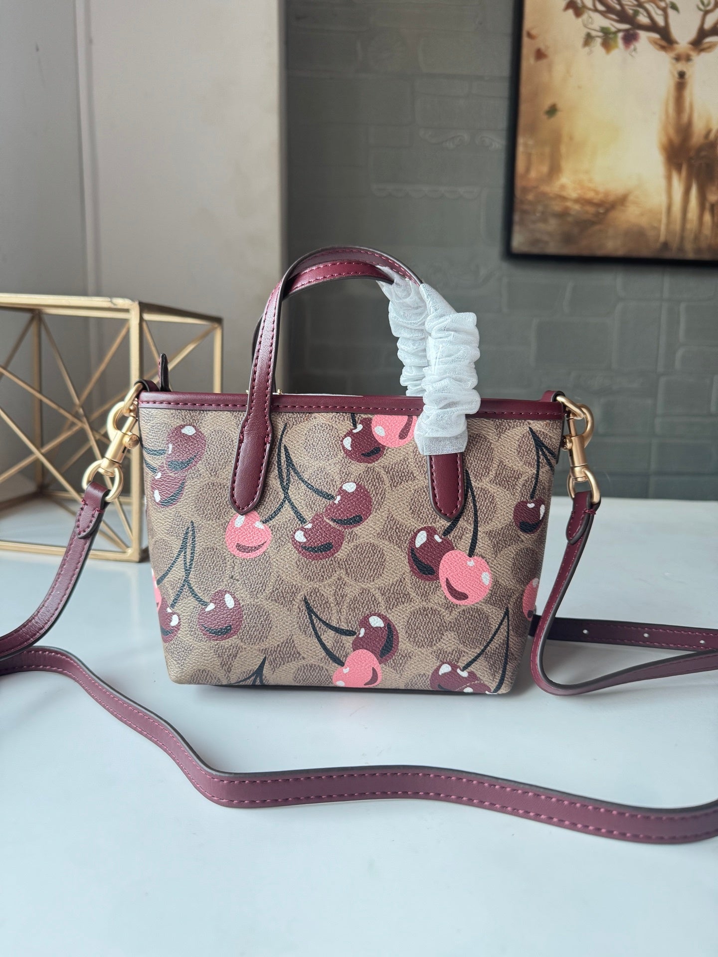 Cherry City Mini Tote Bag