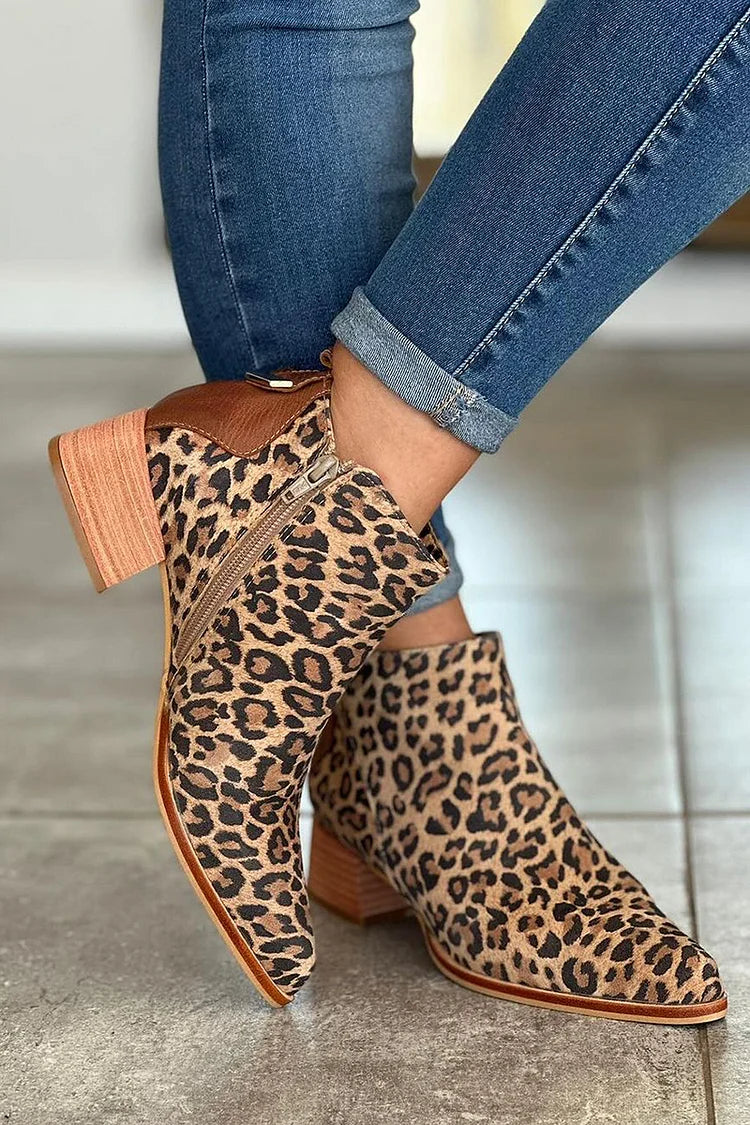 Mathilde™ | Leoparden Stiefel