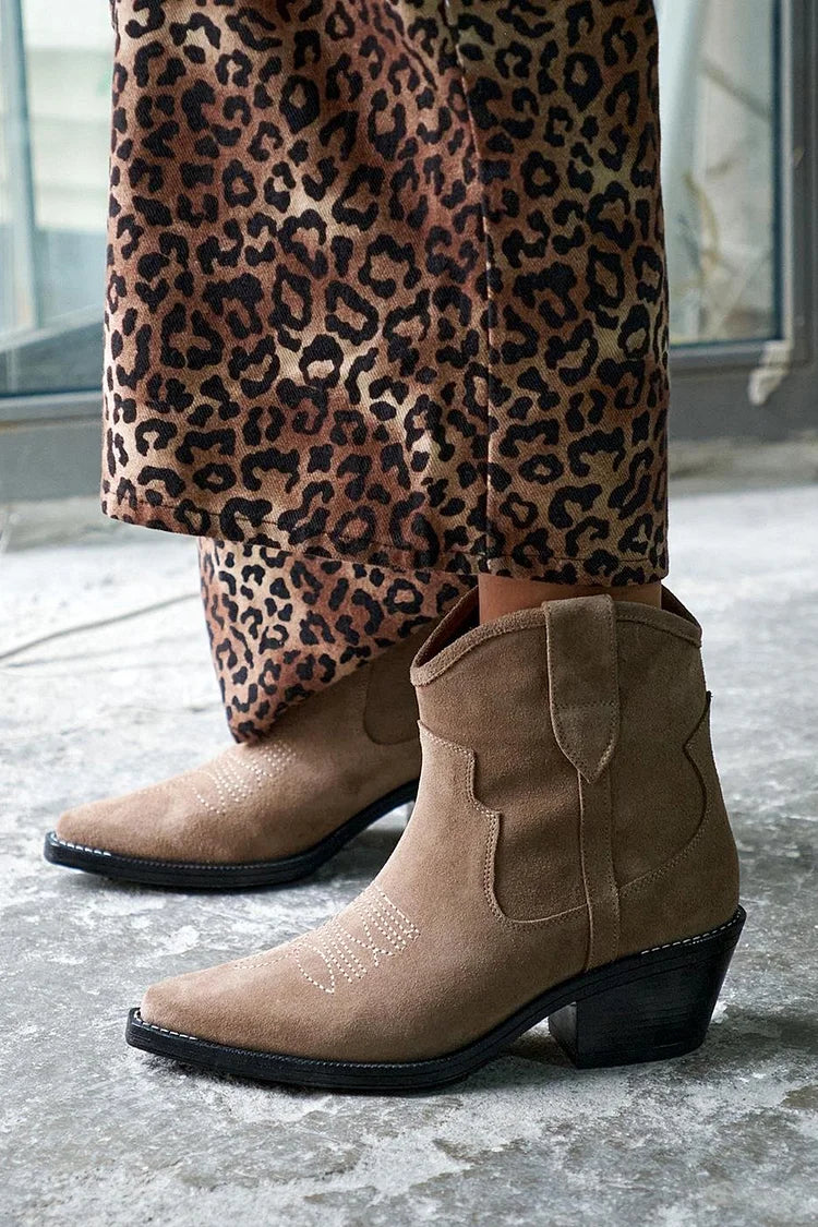 Margot™ | Minimalistische Wildlederstiefel