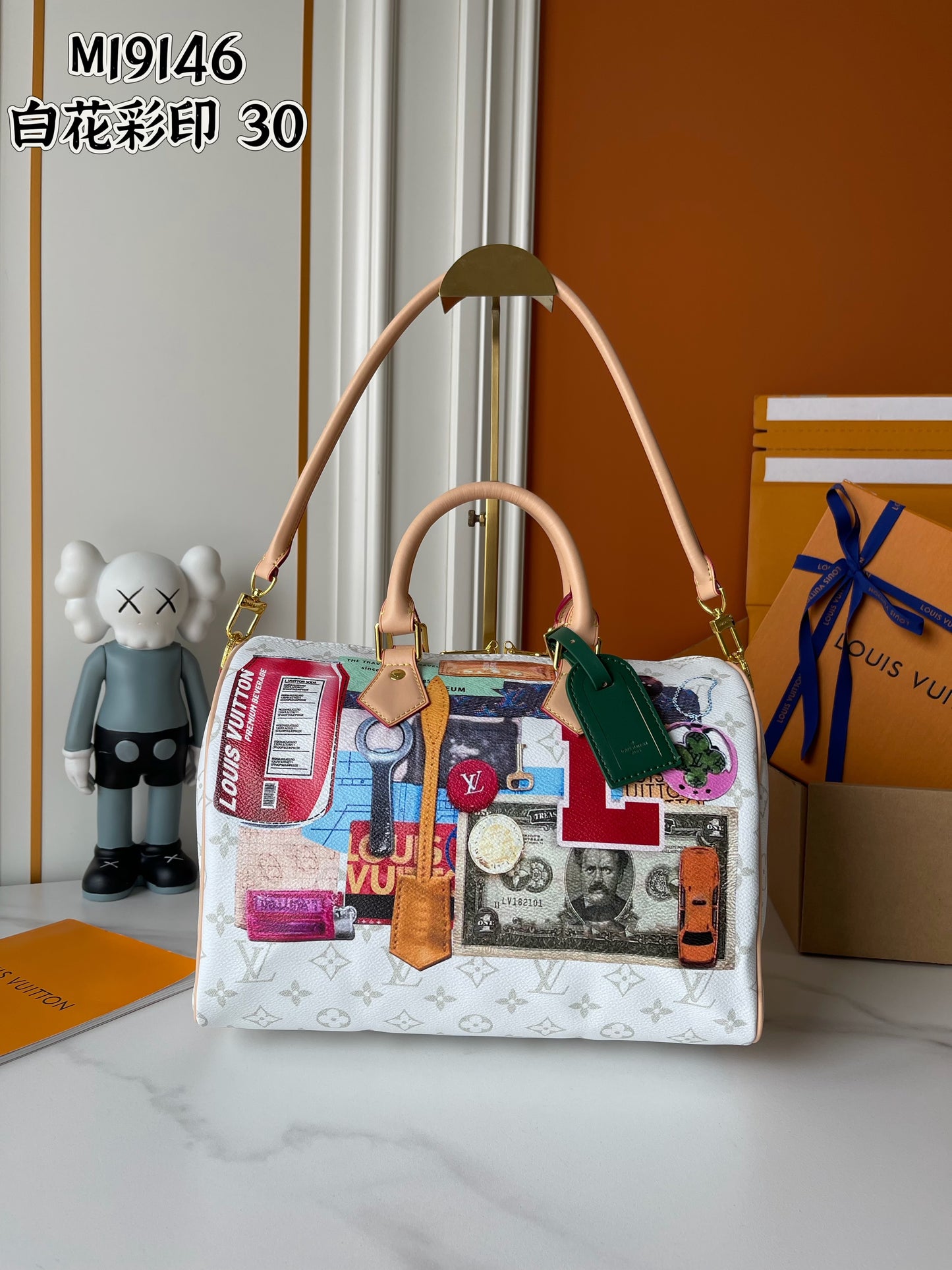 Travel Patchwork Boston Bag