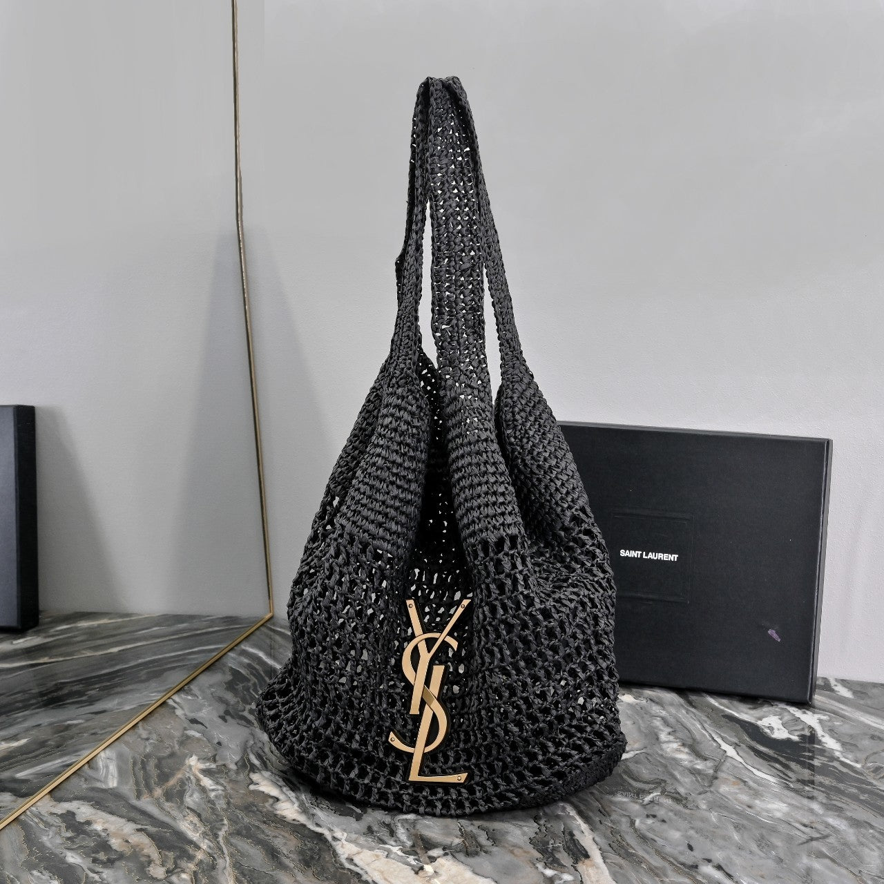 Icare Maxi Raffia Handbag
