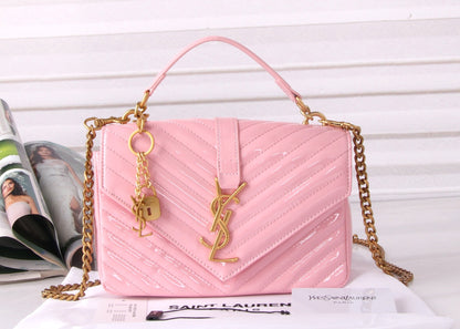 Leather College Cross Body Bag