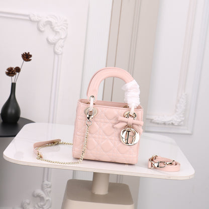Quilted Mini Top Handle Satchel Bag
