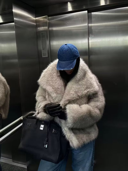 Khaki Luxury Fur