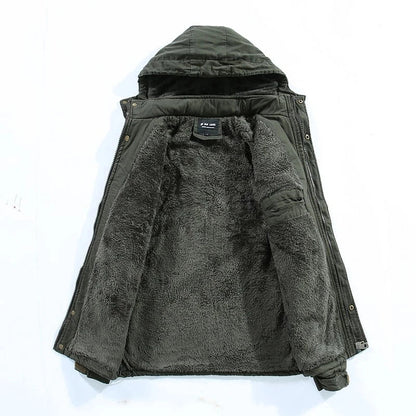 Byron | Comfortable Fleece Jacket with Hood