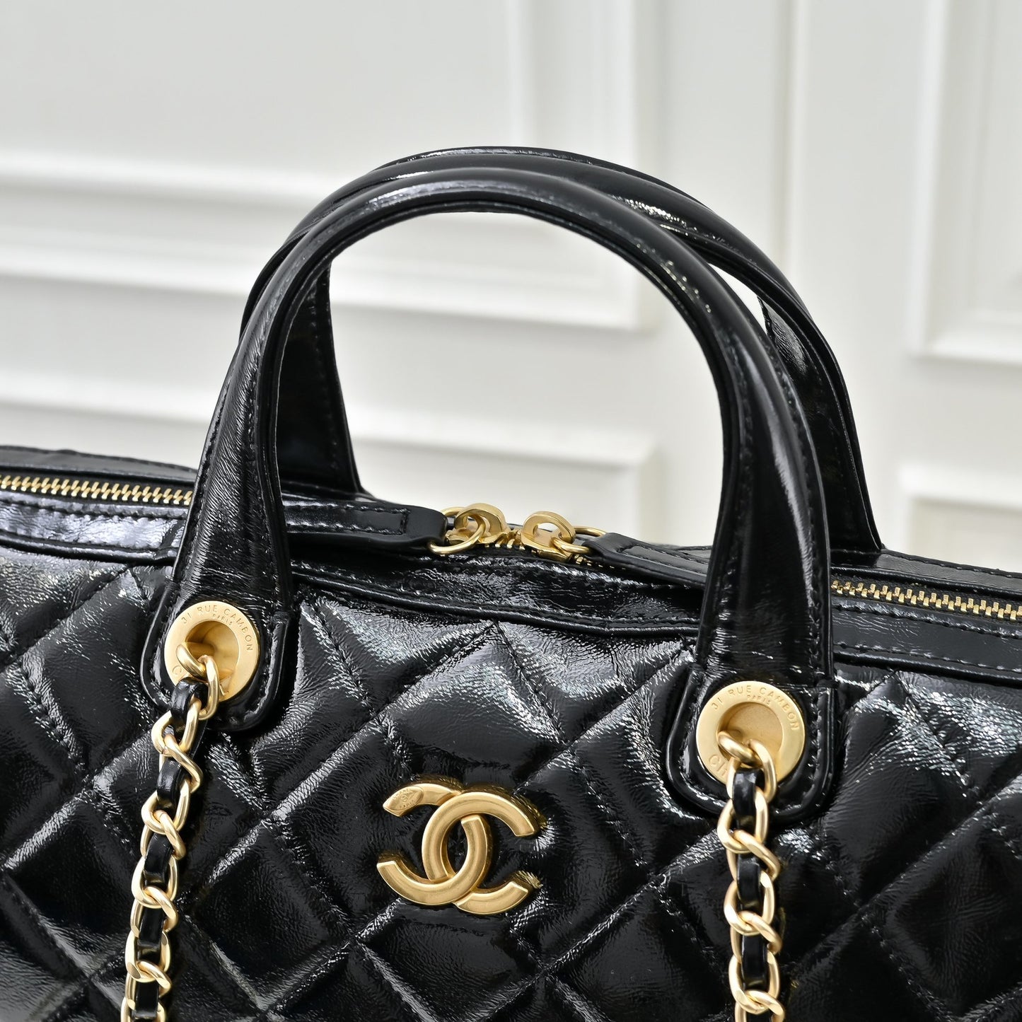 CC Bowling Bag Black & Gold