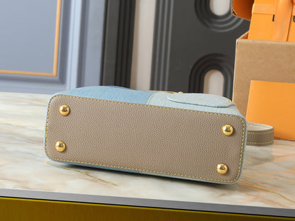 Denim Capucines Handbag