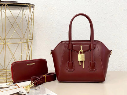 Women Leather Tote Bag & Wallet