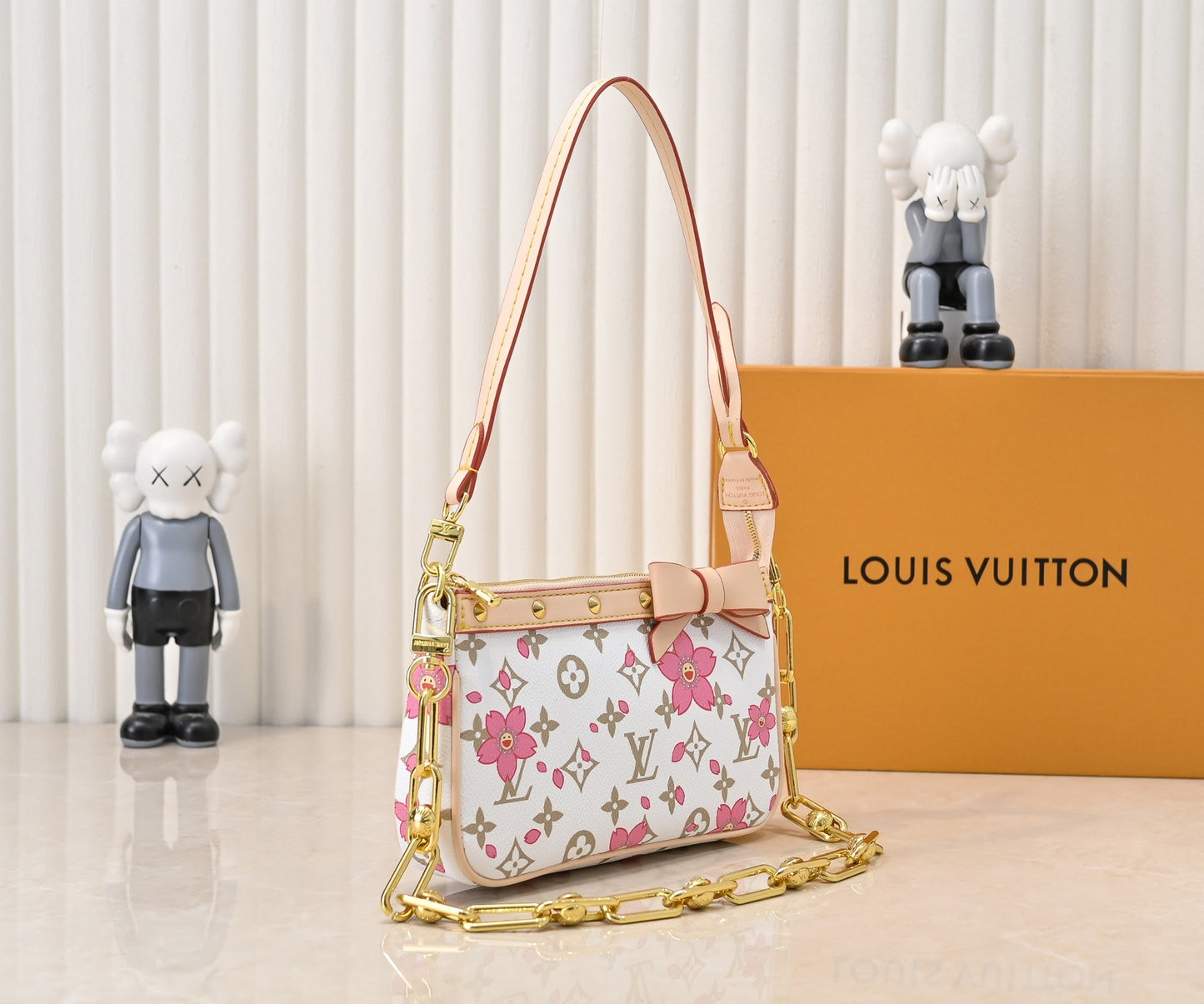 LV x TM Cherry Blossom Design Handbag