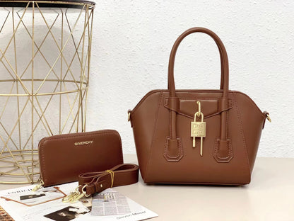 Women Leather Tote Bag & Wallet