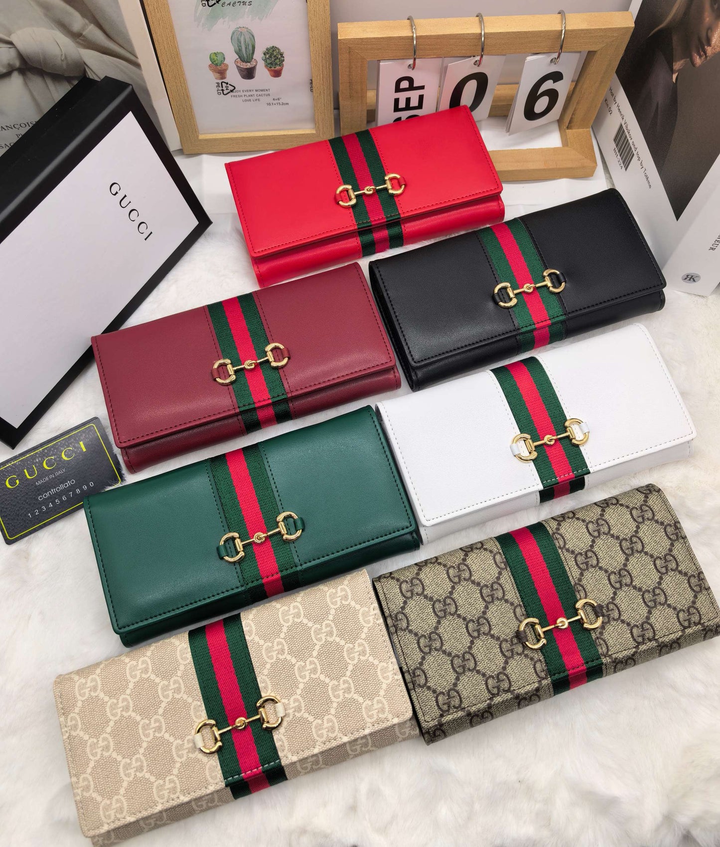 Horsebit Long Wallet