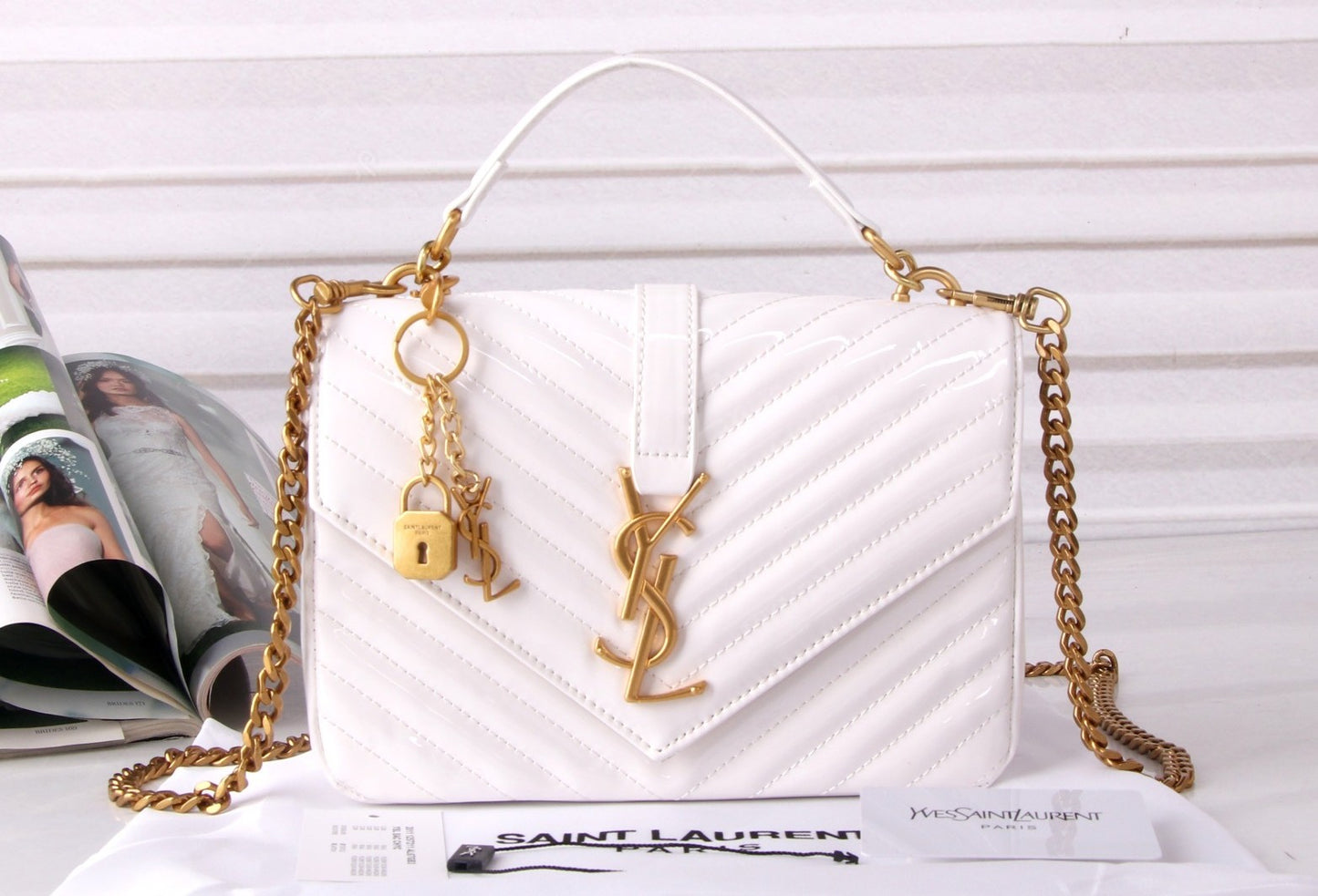 Leather College Cross Body Bag