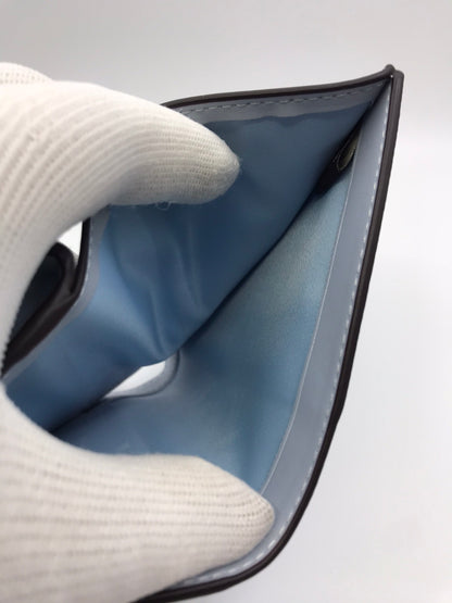 Blue Medium Corner Zip Wallet