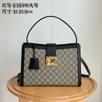 Structured Top Handle Satchel Bag