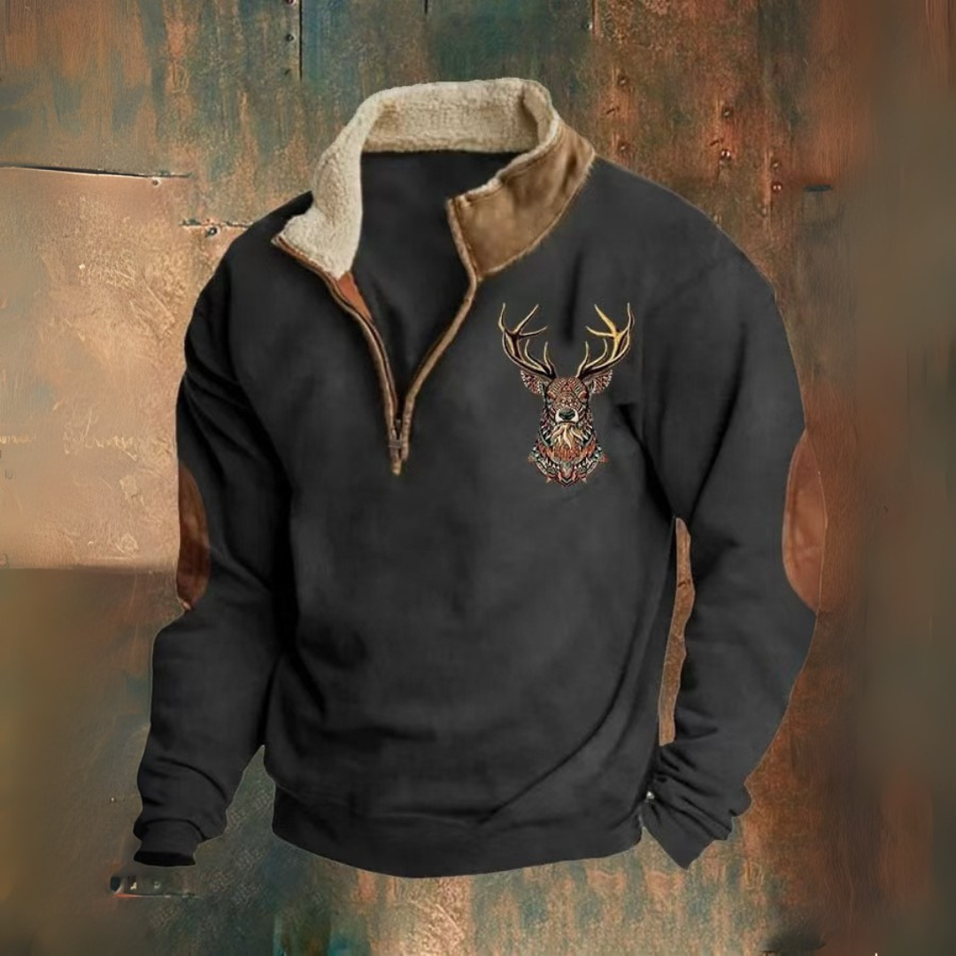 Laurent | Pullover with Half Zipper