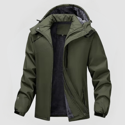 STEFFEN - WATERPROOF JACKET WITH FLEECE LINING