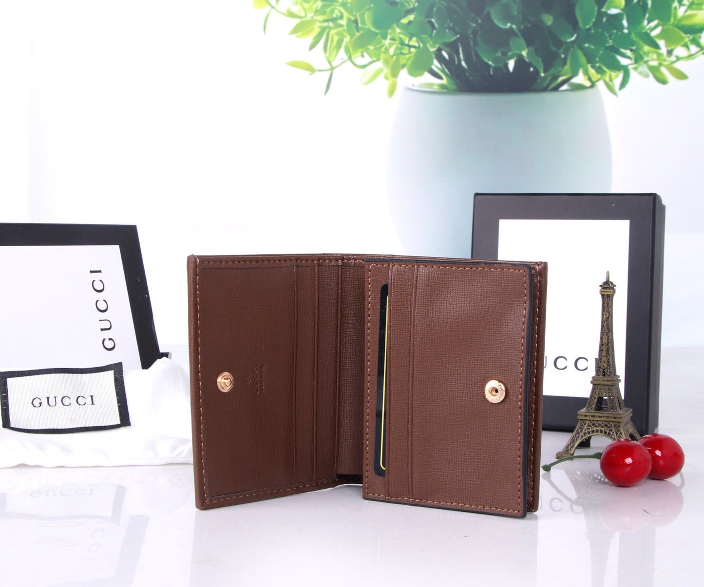 Monogram Card Case Wallet