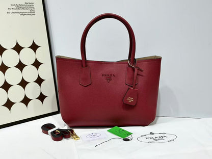 Large Capacity Saffiano Leather Tote Bag