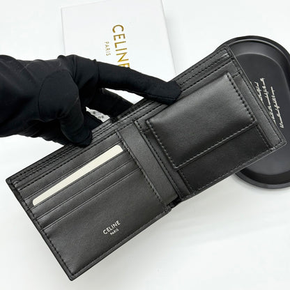 Bi-fold Wallet IN Striped Triomphe Canvas Wallet