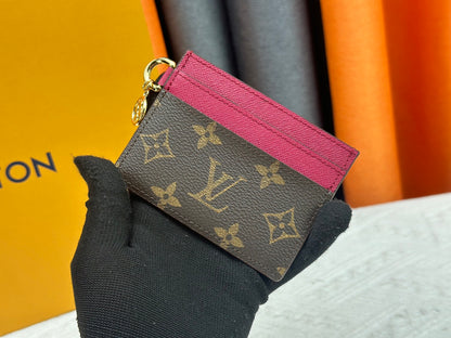 Charms Card Holder Monogram Canvas