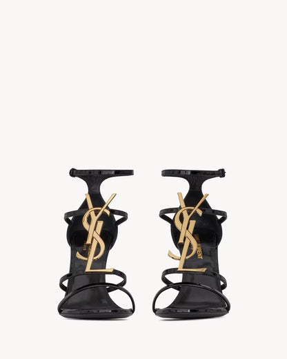 High Quality Cassandra sandals in patent leather 10CM With Box