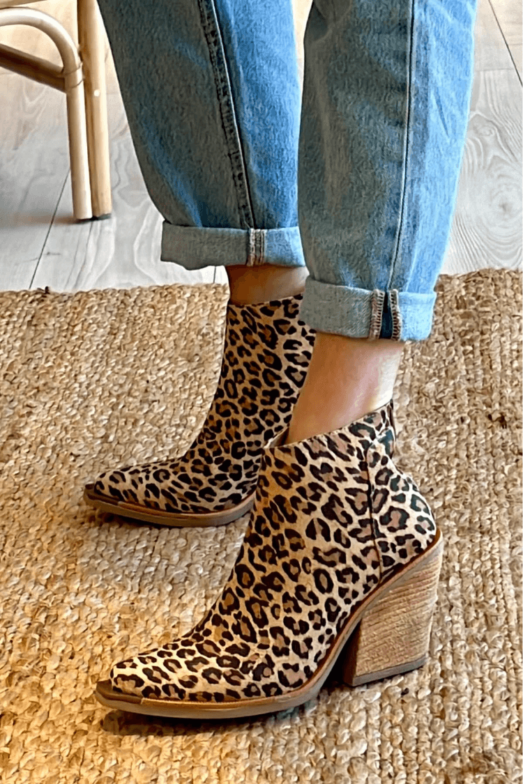Camille™ | Leopardenmuster Stiefeletten