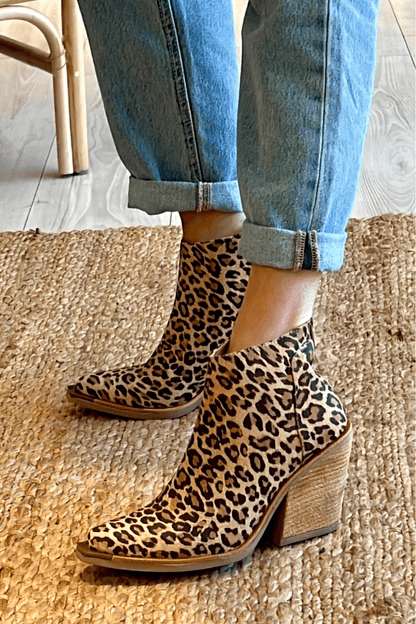 Camille™ | Leopardenmuster Stiefeletten