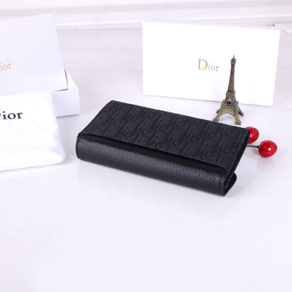 Saddle Black Cotton Wallet