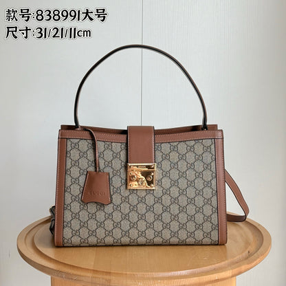 Structured Top Handle Satchel Bag