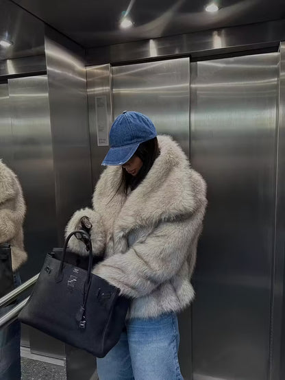 Khaki Luxury Fur