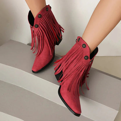 Lila™ | Design-Stiefel aus Wildleder