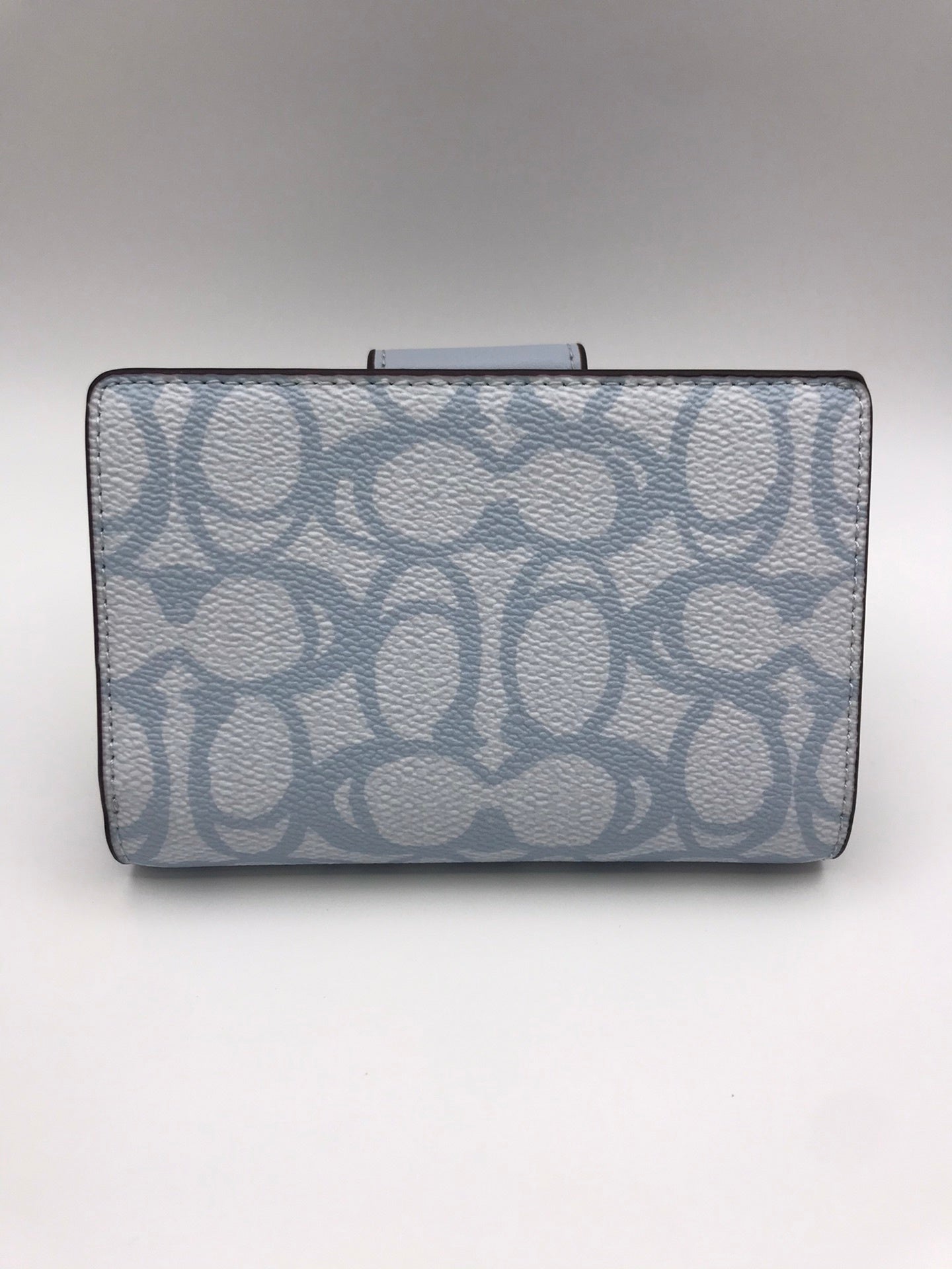 Blue Medium Corner Zip Wallet