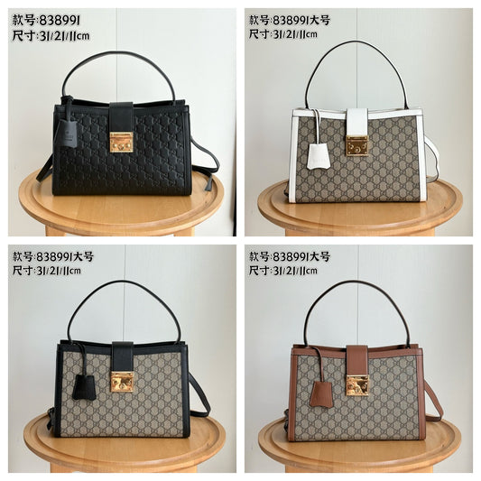 Structured Top Handle Satchel Bag
