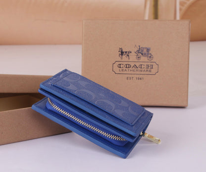 Small C Signature Flap Wallet