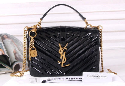 Leather College Cross Body Bag