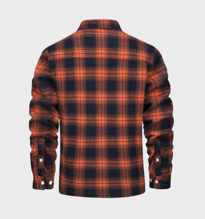 Nate™ | Men's Checked Sherpa-Lined Jacket