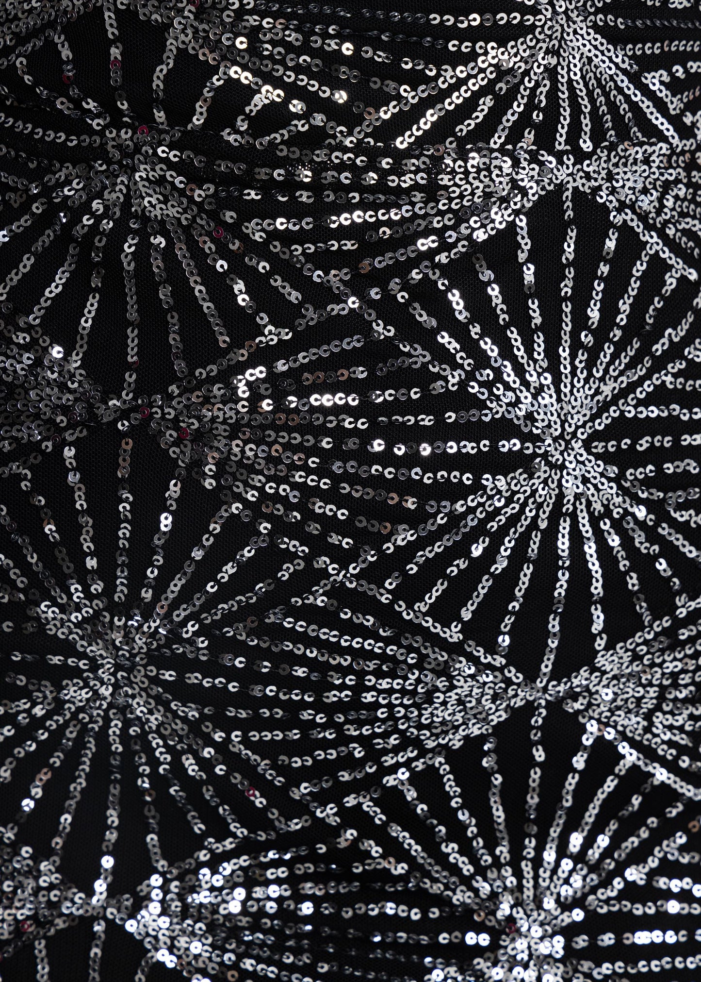 Counting Stars Sequin Gown - Black