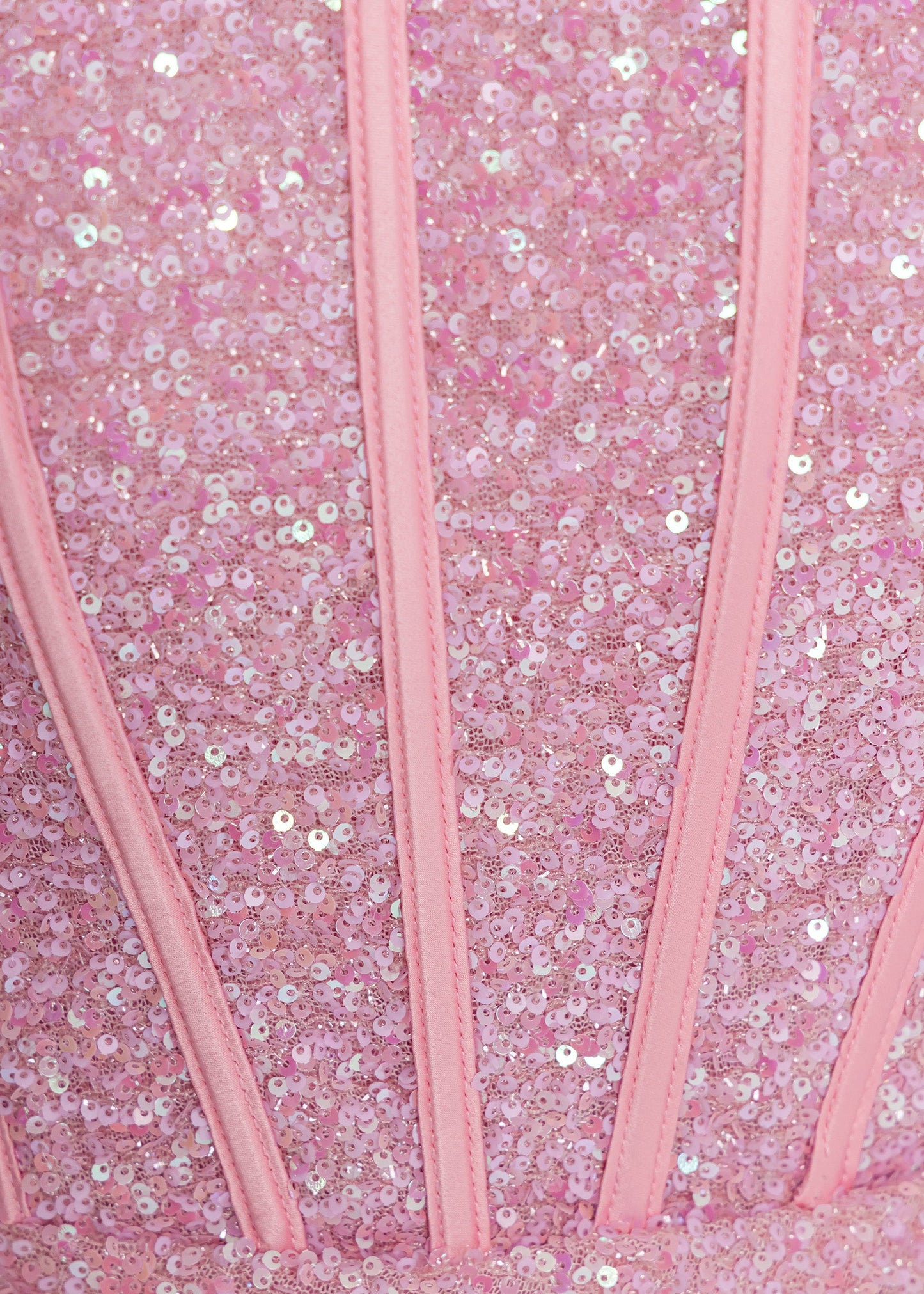 Endless Serenade Sequin Drape Mini Dress - Pink