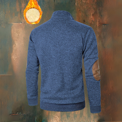 Warm Fleece Pullover with Button Closure
