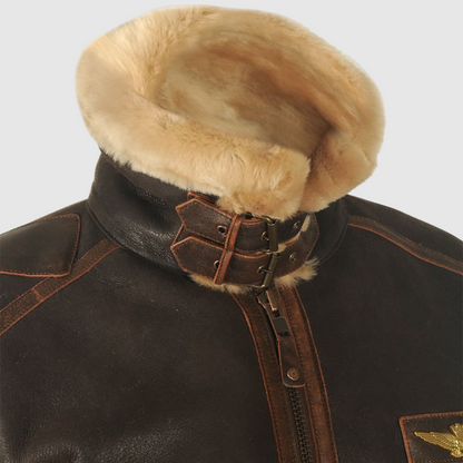 Maverick™ | Classic Aviator Jacket in Genuine Leather