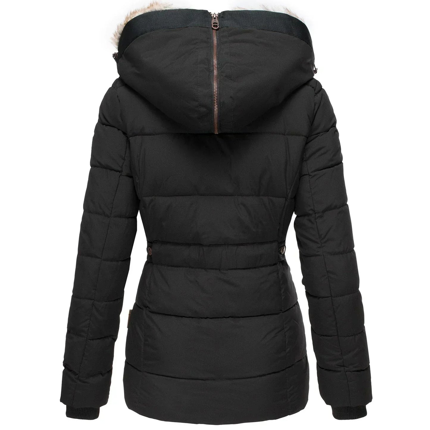 Hanne™ – Winter Jacket with Fluffy Collar and Slim Fit