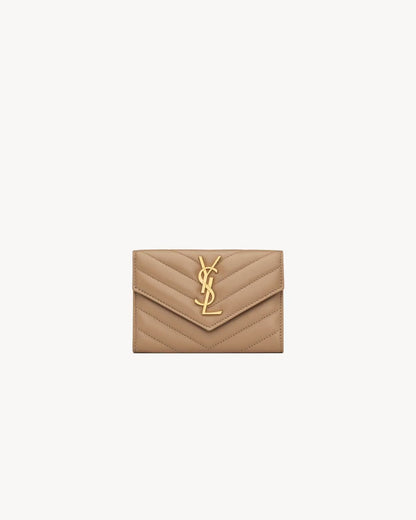 CASSANDRE FRAGMENTS FLAP CARD CASE IN LAMBSKIN